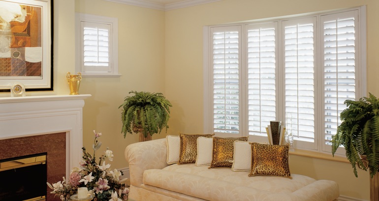 Indianapolis living room shutters